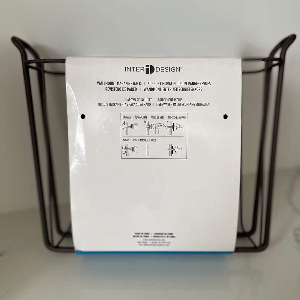 InterDesign Wallmount Magazine Rack - Picture 3 of 4